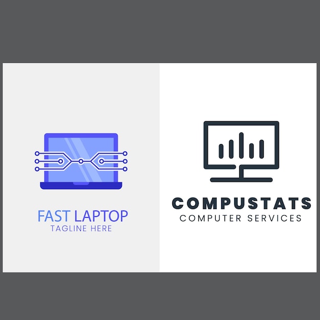 Conjunto de logotipo vectorial de ratón de computadora con diseños de concepto modernos ilustración para tecnología de computadora