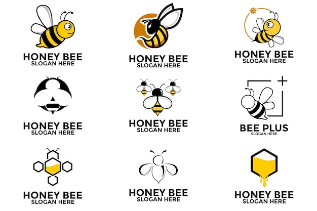 Conjunto de logotipos y emblemas de cerveza Colecciones de logos de cerveza vectoriales