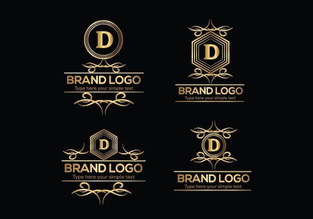 Un conjunto de logotipos para una empresa llamada marca.