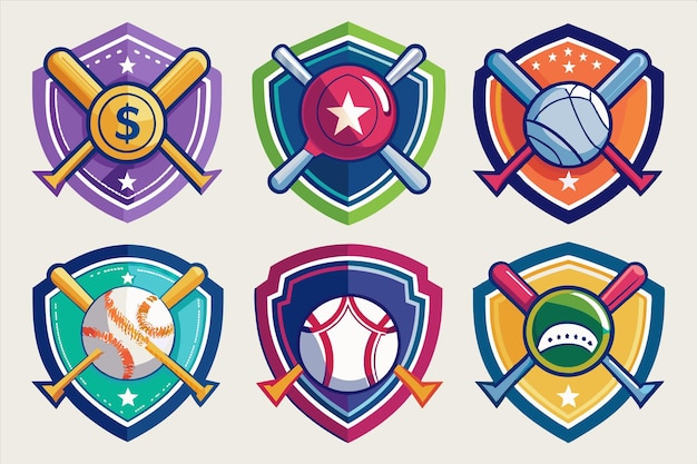 un conjunto de logotipos para el juego