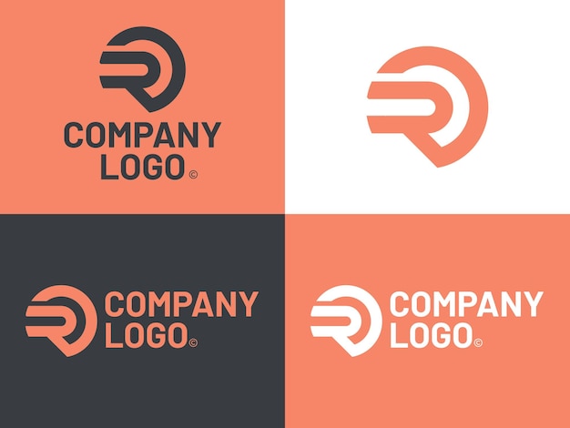 un conjunto de logotipos para los logotipos y el logotipo de la empresa