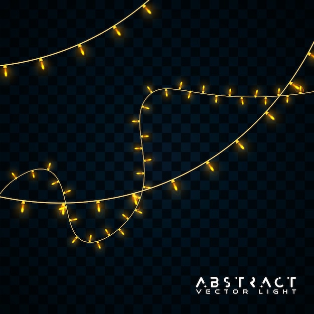 Conjunto de luces brillantes