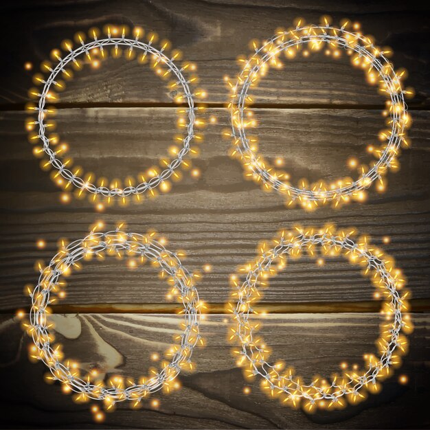 Conjunto de luces de guirnalda