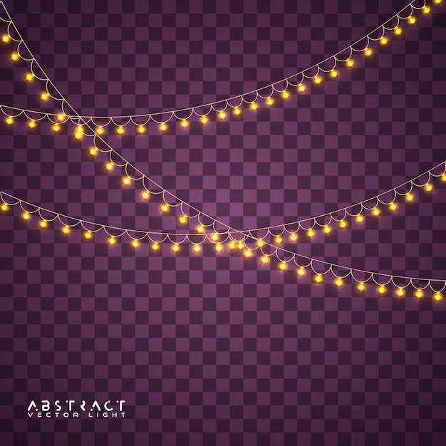 Conjunto de luces de Navidad, luces brillantes para vacaciones
