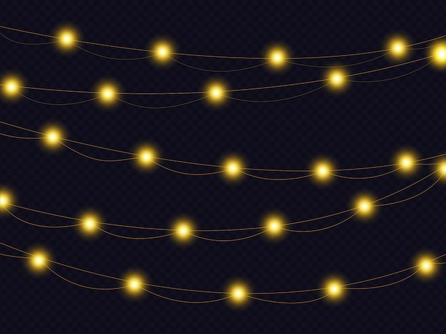 conjunto de luces de navidad