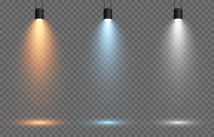 Vector conjunto de luces