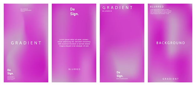 conjunto de mallas de gradiente fondo multicolor plantilla de diseño moderno para carteles cartelera póster promoción de redes sociales fondo