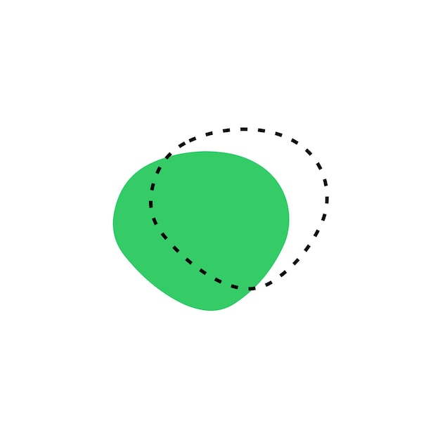 conjunto de manchas elementos vectoriales dibujados a mano textura