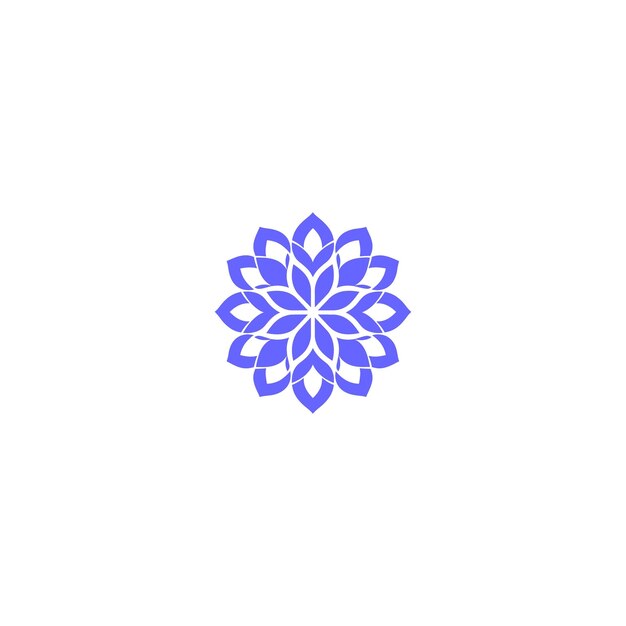 conjunto de mandala de círculo púrpura conjunto