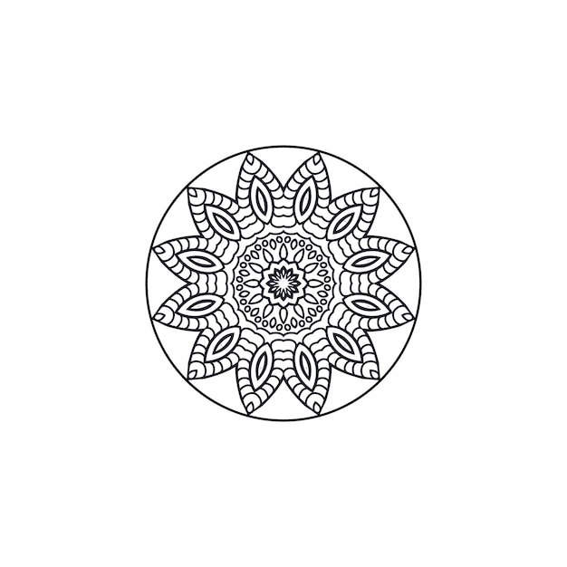 conjunto de mandala elementos de color dorado mandala