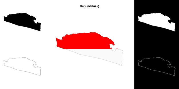 El conjunto de mapas en blanco de Buru