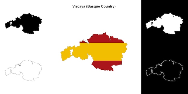 Conjunto de mapas de la provincia de Vizcaya