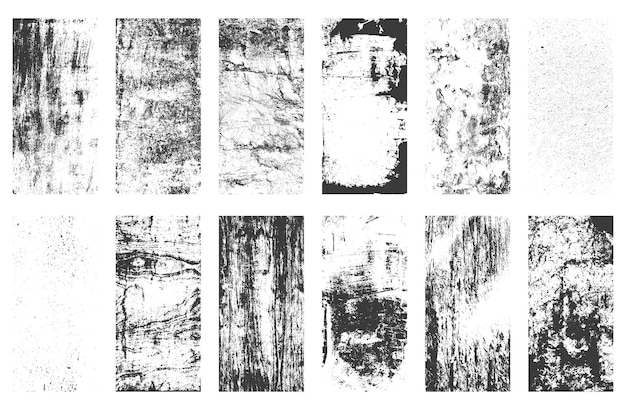 conjunto de marco rectangular grunge abstracto textura grunge fondo grunge