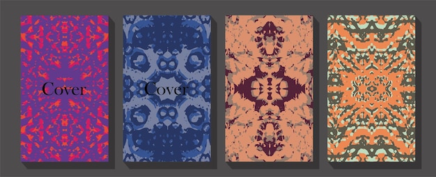 Conjunto de marcos de grabado floral