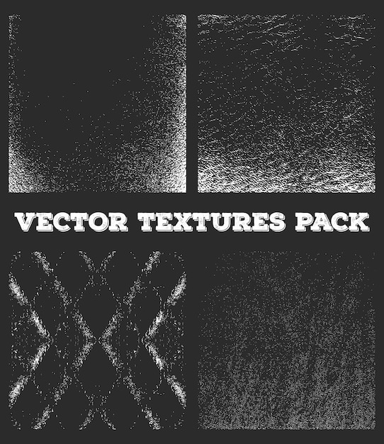 Conjunto de marcos verticales retro grunge