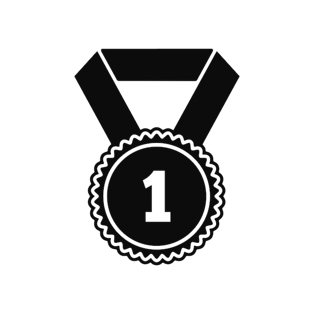 Conjunto de medallas de premios numerados para competiciones y trofeos