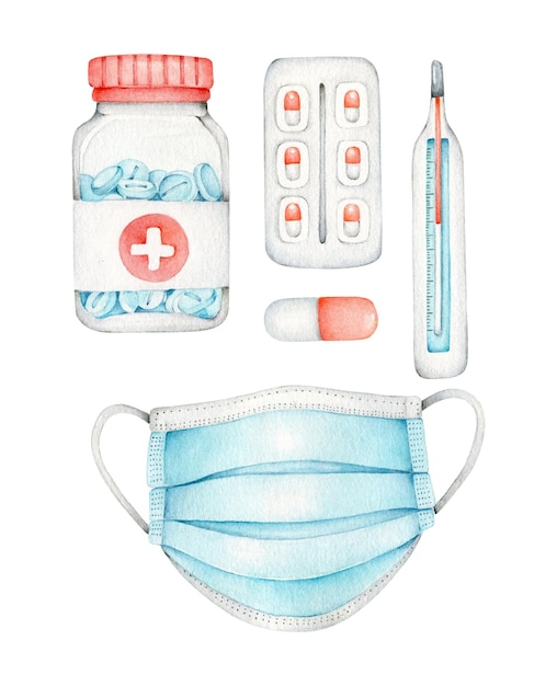 Vector conjunto medico