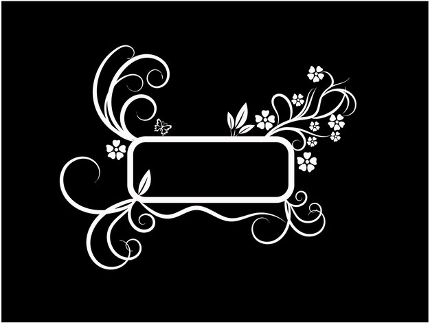 conjunto moderno de adornos florales