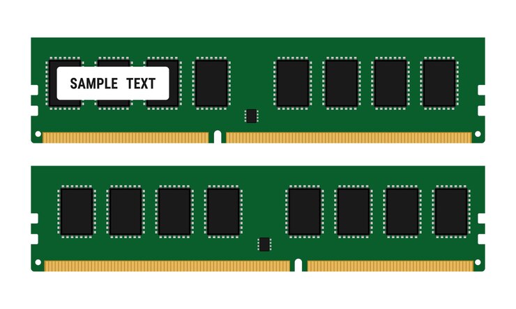 Vector conjunto de módulos de memoria de acceso aleatorio