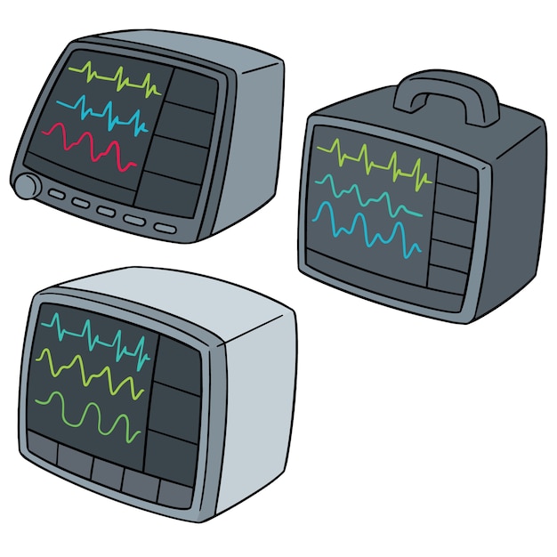 Conjunto de monitor de signo vital