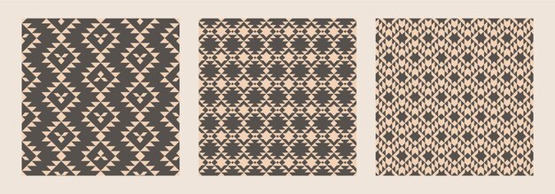 Conjunto mono sin costuras de vectores de geometría tribal