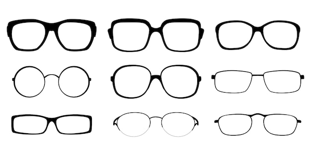 Conjunto de monturas de gafas