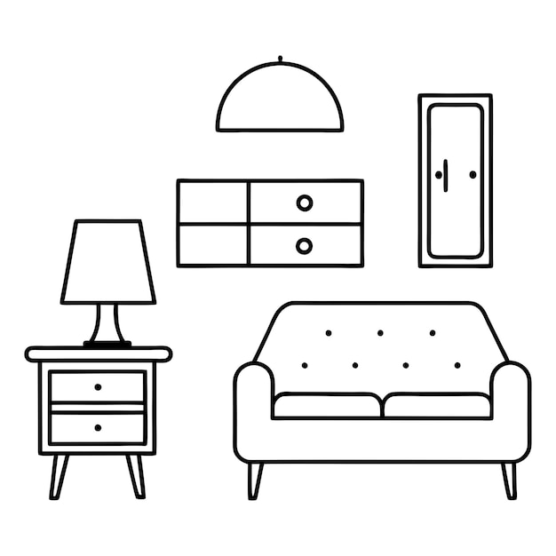 Conjunto de muebles para el hogar
