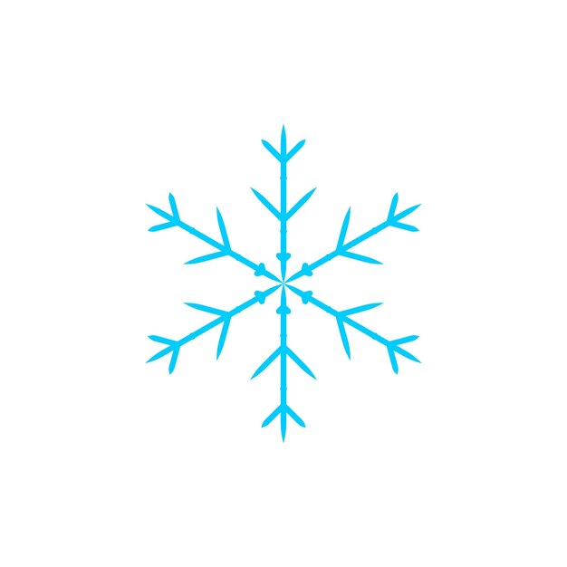 conjunto de nieve con elemento de copo de nieve