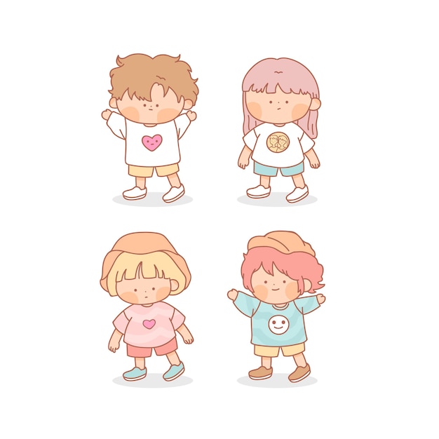 Conjunto de niño pastel