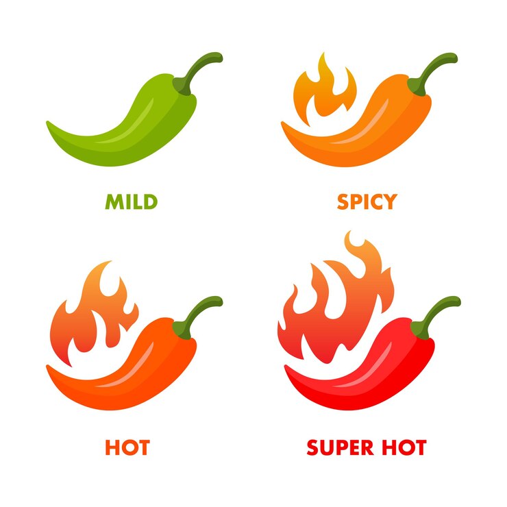 Vector conjunto de niveles de red hot chili pappers