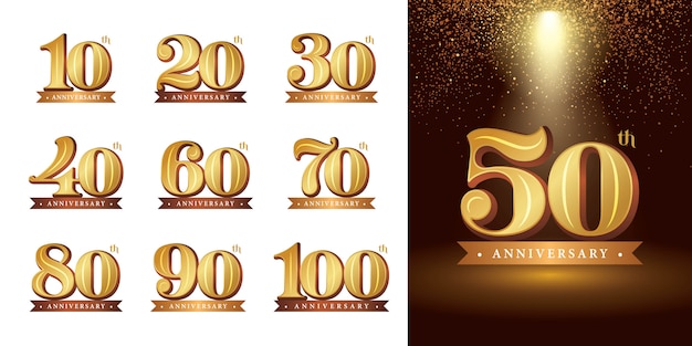 Conjunto de números de aniversario