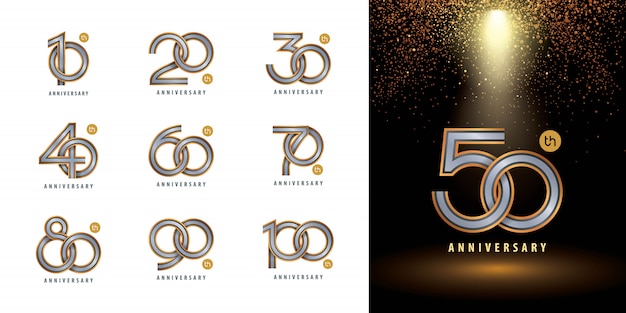Conjunto de números de aniversario