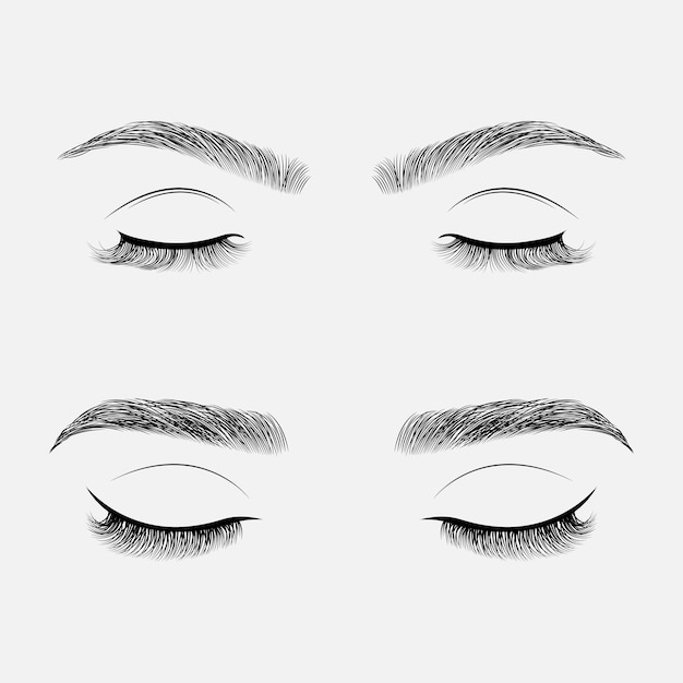 conjunto de ojos en el fondo