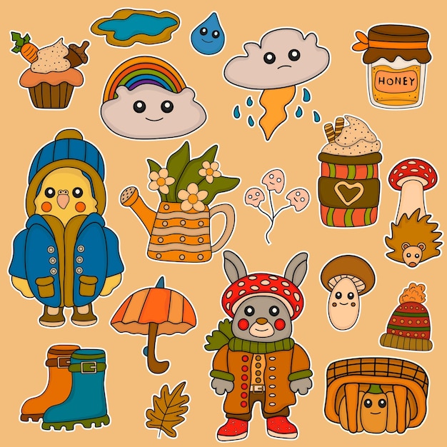 conjunto de otoño