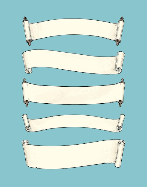 Conjunto de pancartas
