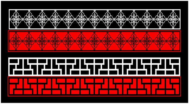 Conjunto de paneles de pared decorativos Jali diseño CNC patrón de corte por láser enrutador CNCcuttingJali La
