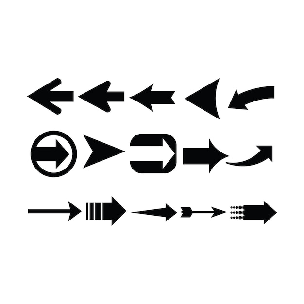 Conjunto de paquetes de diseño de flechas 2