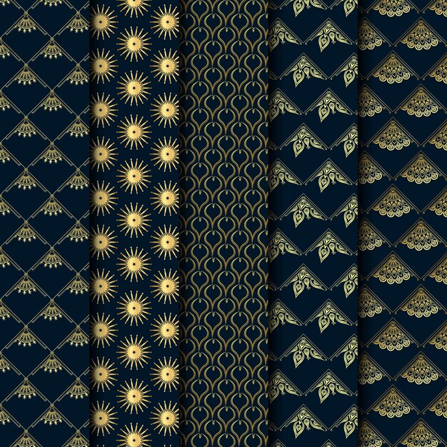 Conjunto de patrón de lujo