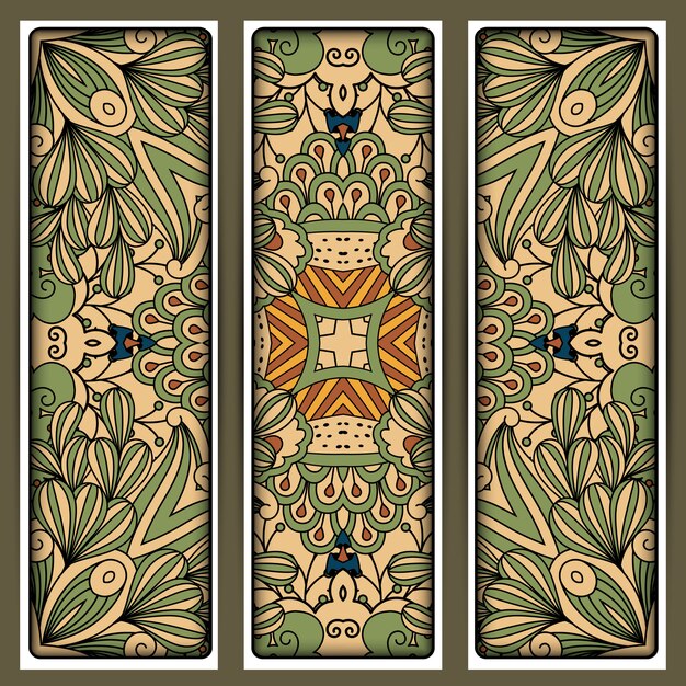 conjunto con el patrón de la naturaleza de color