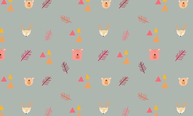 Conjunto de patrones con animales.