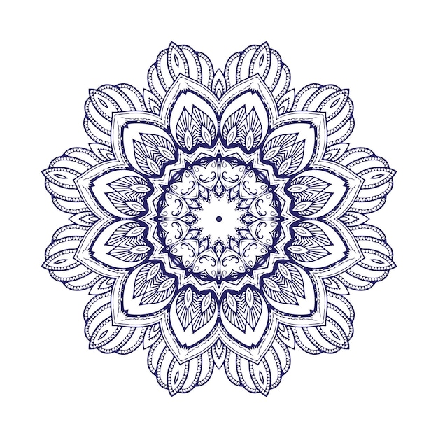 Conjunto de patrones de decoración de mandala étnico