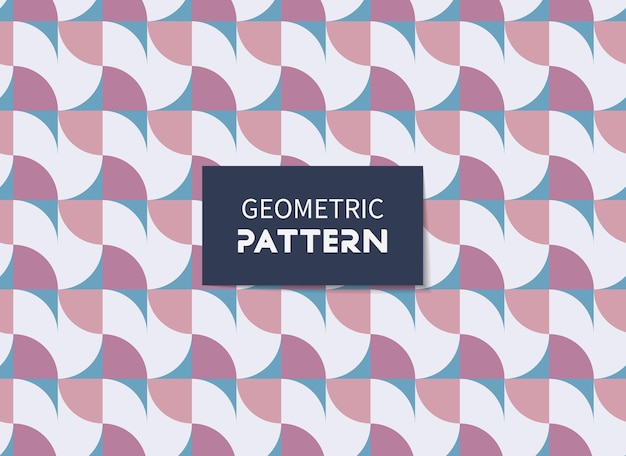 Conjunto de patrones sin fisuras geométricos vector