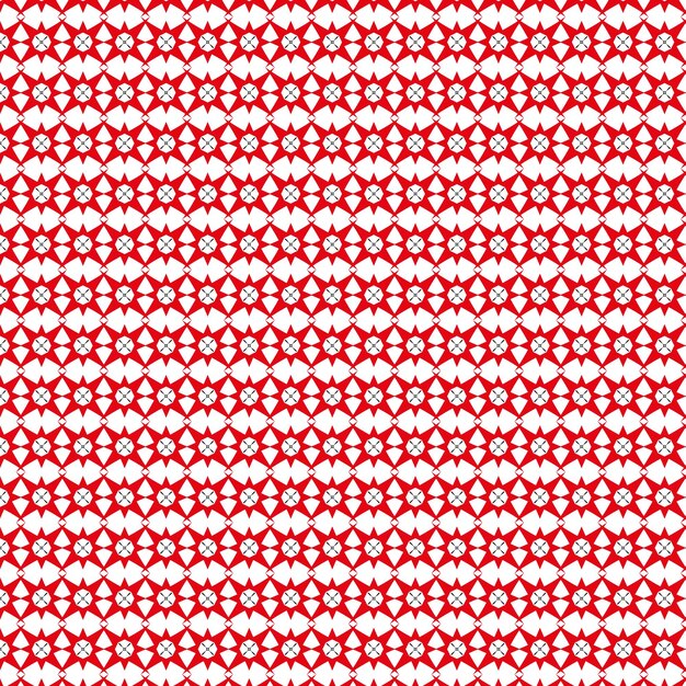 Conjunto de patrones florales geométricos inconsútiles textiles premium Vector