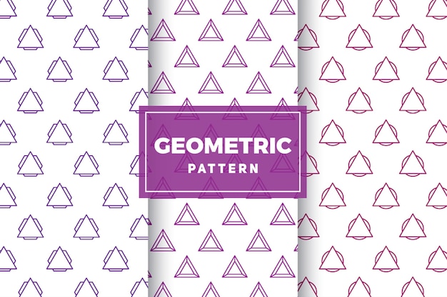 Conjunto de patrones geométricos. Diseños simples y minimalistas.
