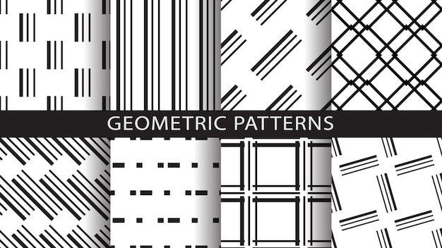 Un conjunto de patrones geométricos.