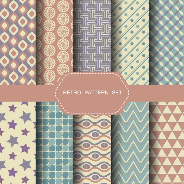 Conjunto de patrones retro