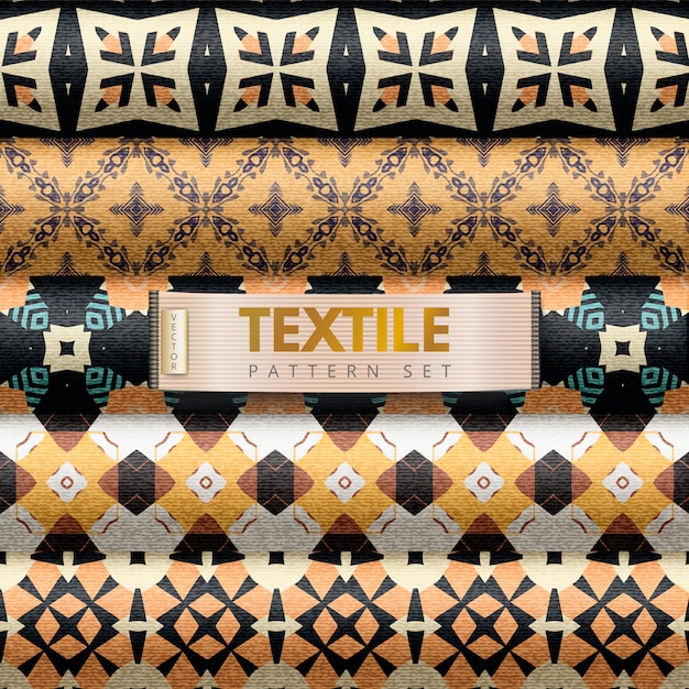 Conjunto de patrones textiles