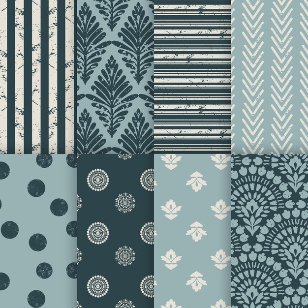 Conjunto de patrones vectoriales boho