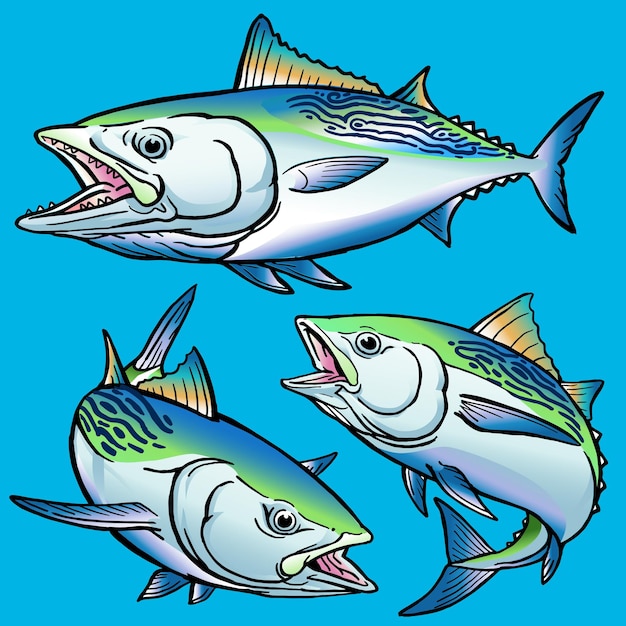 Conjunto de peces Little Tunny para paquete premium