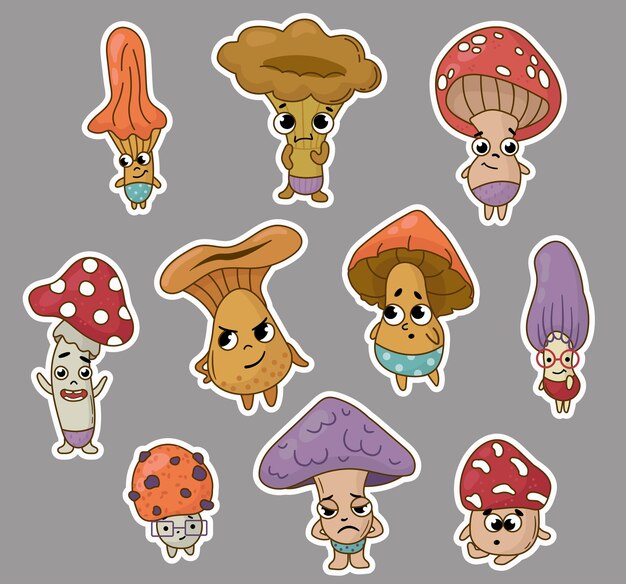 Vector conjunto de pegatinas setas de setas de caricaturas setas de dibujos animados